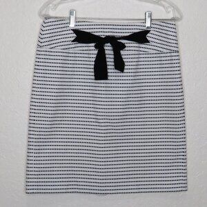LOFT*‎ Women's Fully Lined 3" Waist Side Zip 5" Slit Pencil BOHO Skirt~ Size 6